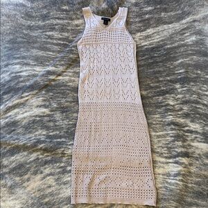Rachel Zoe LA Beige Knit Dress with slip